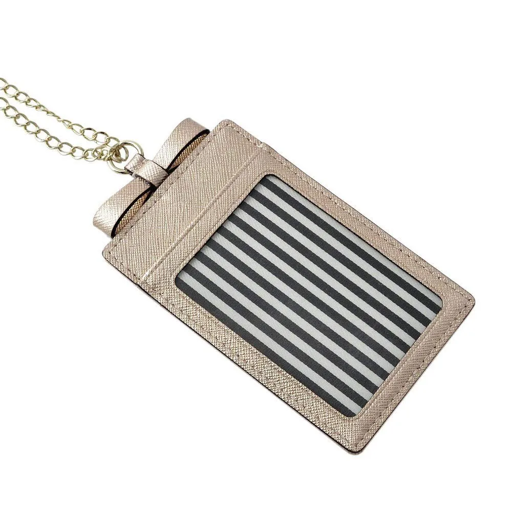 Cameron Street Lanyard Rose Gold Cardholder