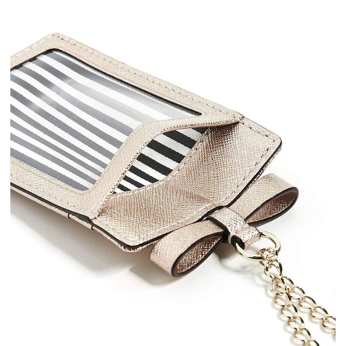 Cameron Street Lanyard Rose Gold Cardholder