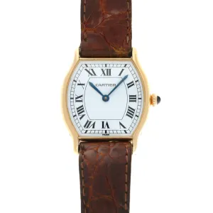 Cartier Yellow Gold Tortue Watch, Circa 1970s