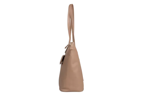Charlie Nappy Bag/Tote - Taupe