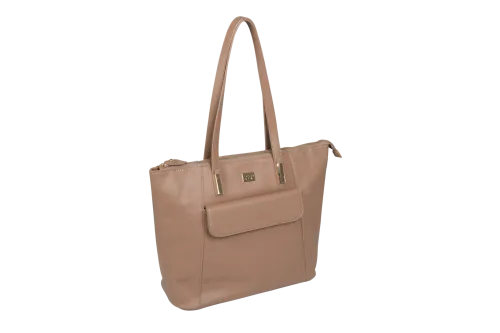 Charlie Nappy Bag/Tote - Taupe