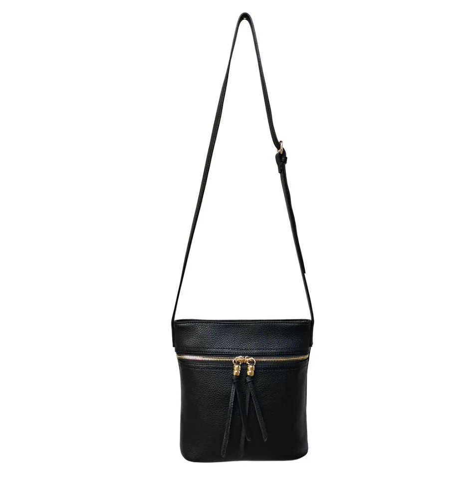 Charlotte Vegan Leather Messenger bag 6 colours