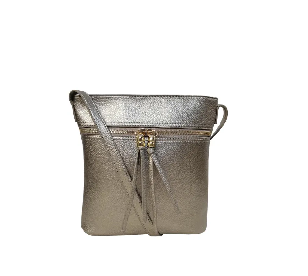 Charlotte Vegan Leather Messenger bag 6 colours