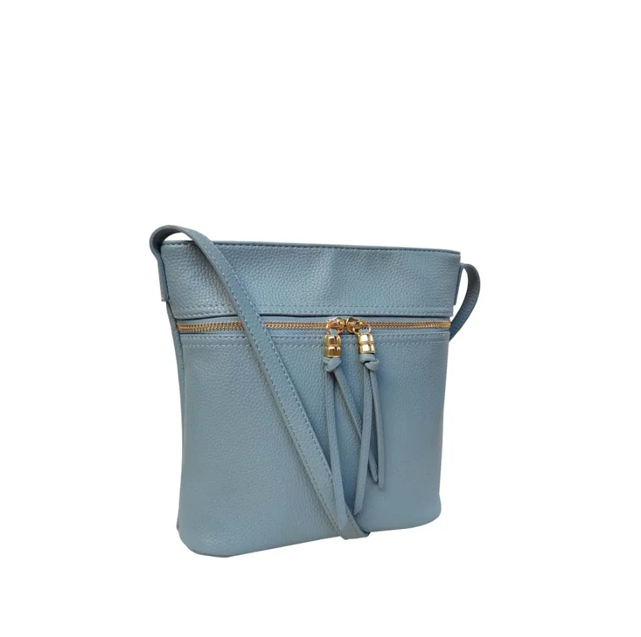 Charlotte Vegan Leather Messenger bag 6 colours