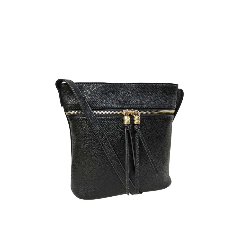 Charlotte Vegan Leather Messenger bag 6 colours