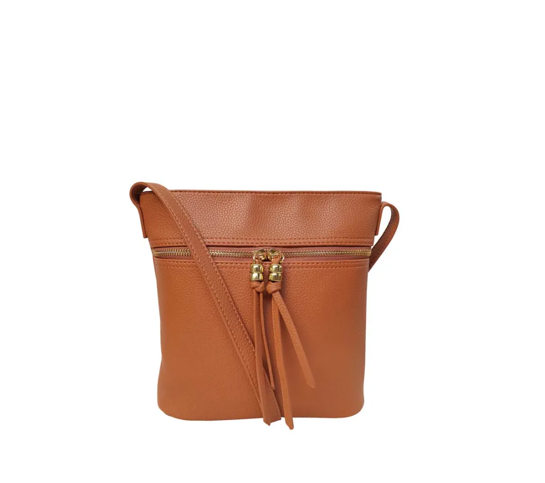 Charlotte Vegan Leather Messenger bag 6 colours