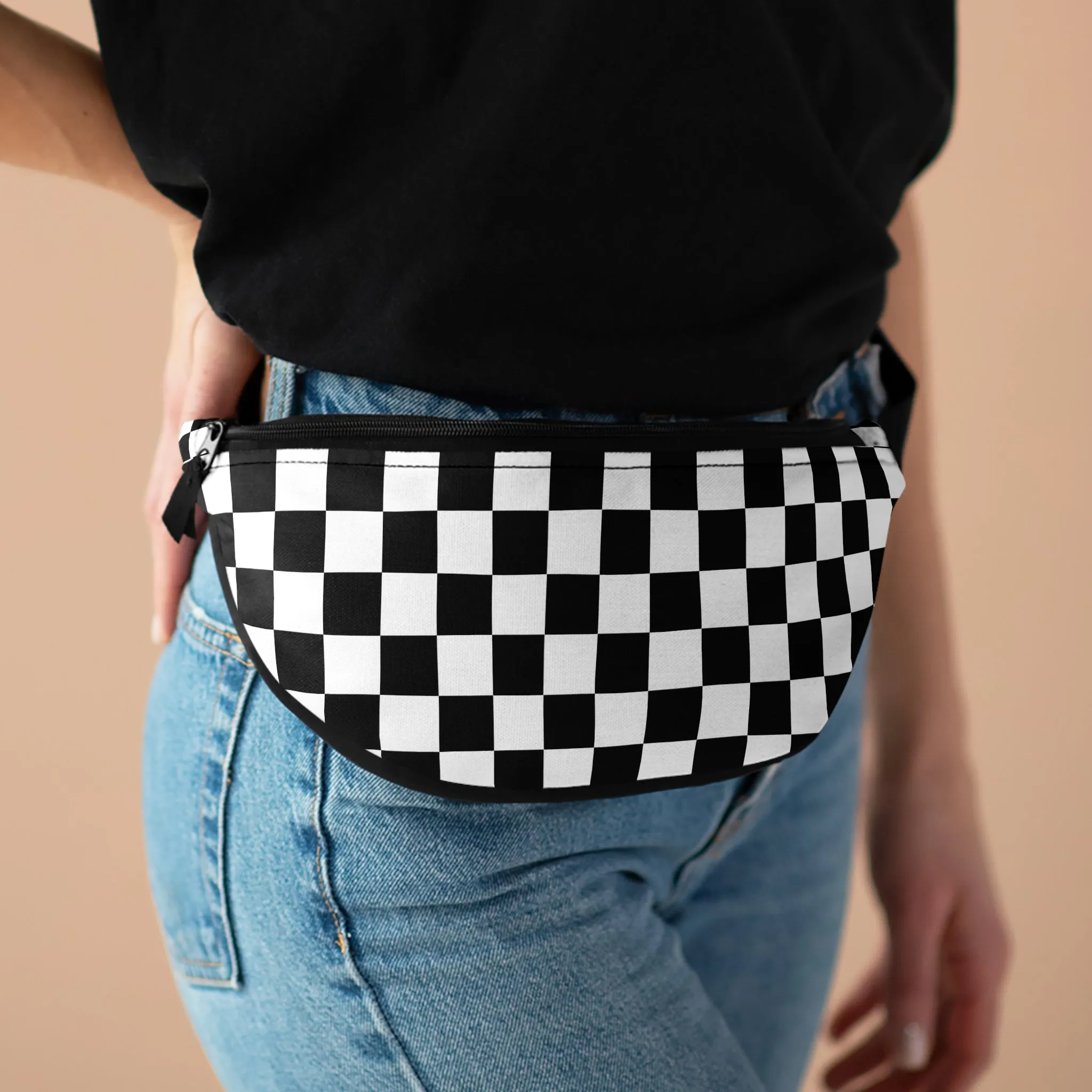 Checkered Fanny Pack