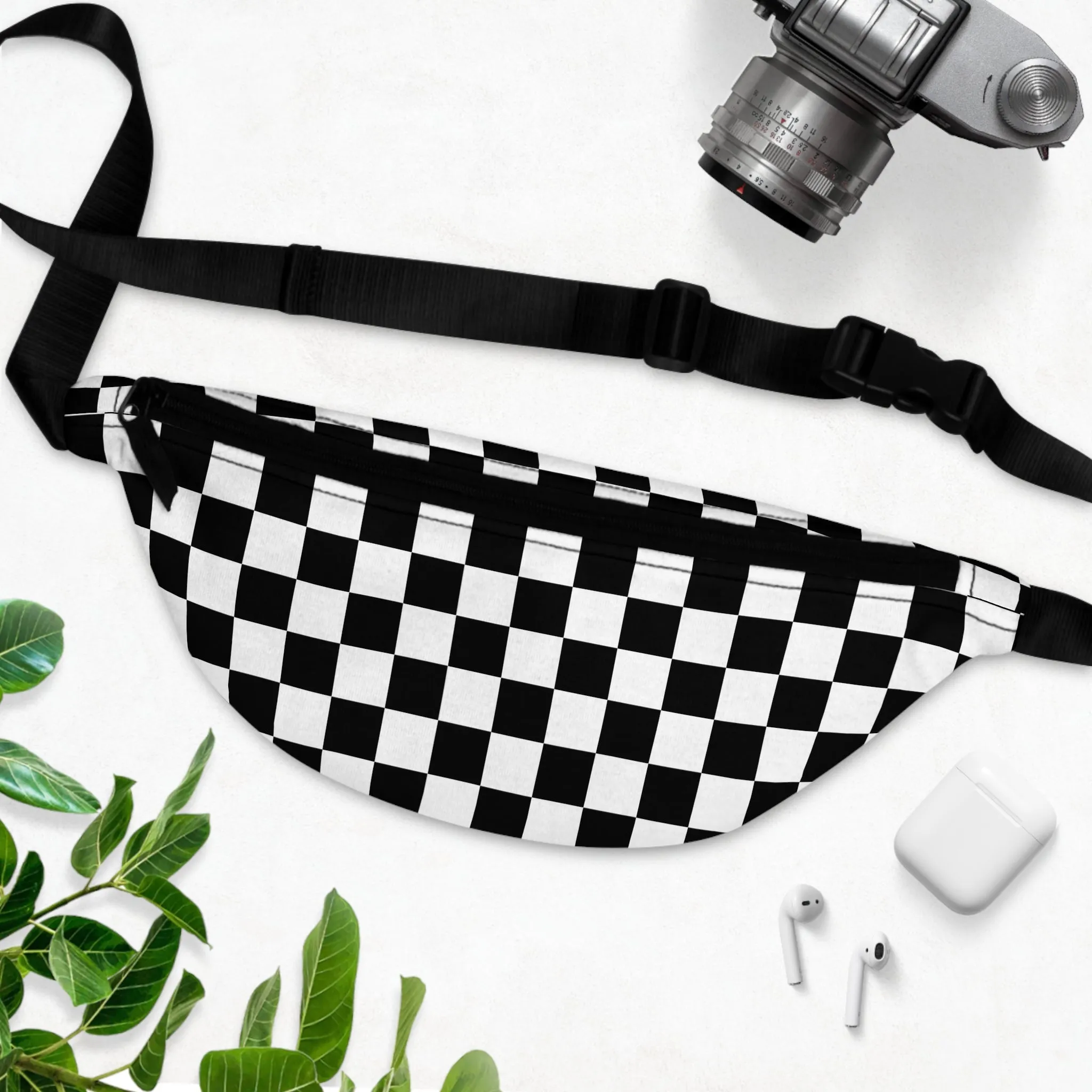 Checkered Fanny Pack