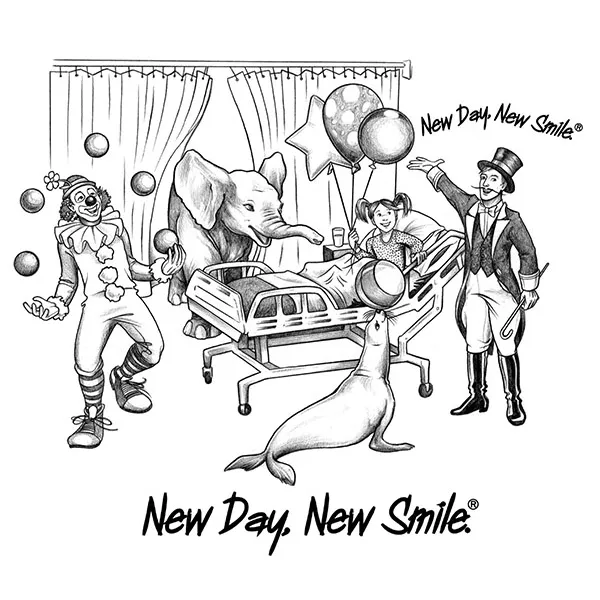 Children's Hospital Bedside Circus Girl's Tee