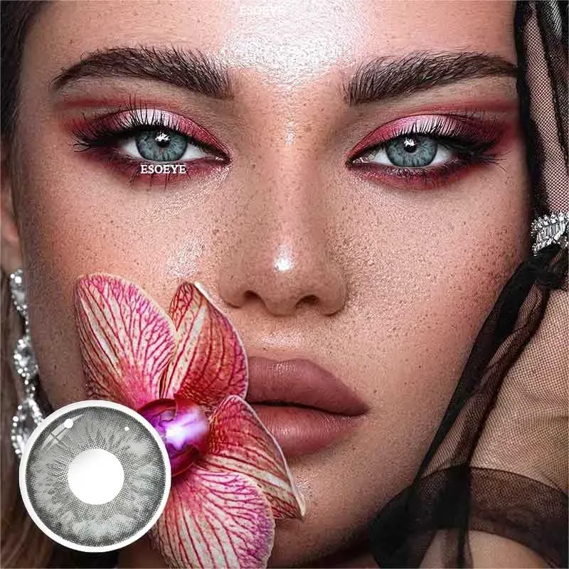 Cocktail Vesper Martini Grey Colored Contact Lenses Yearly