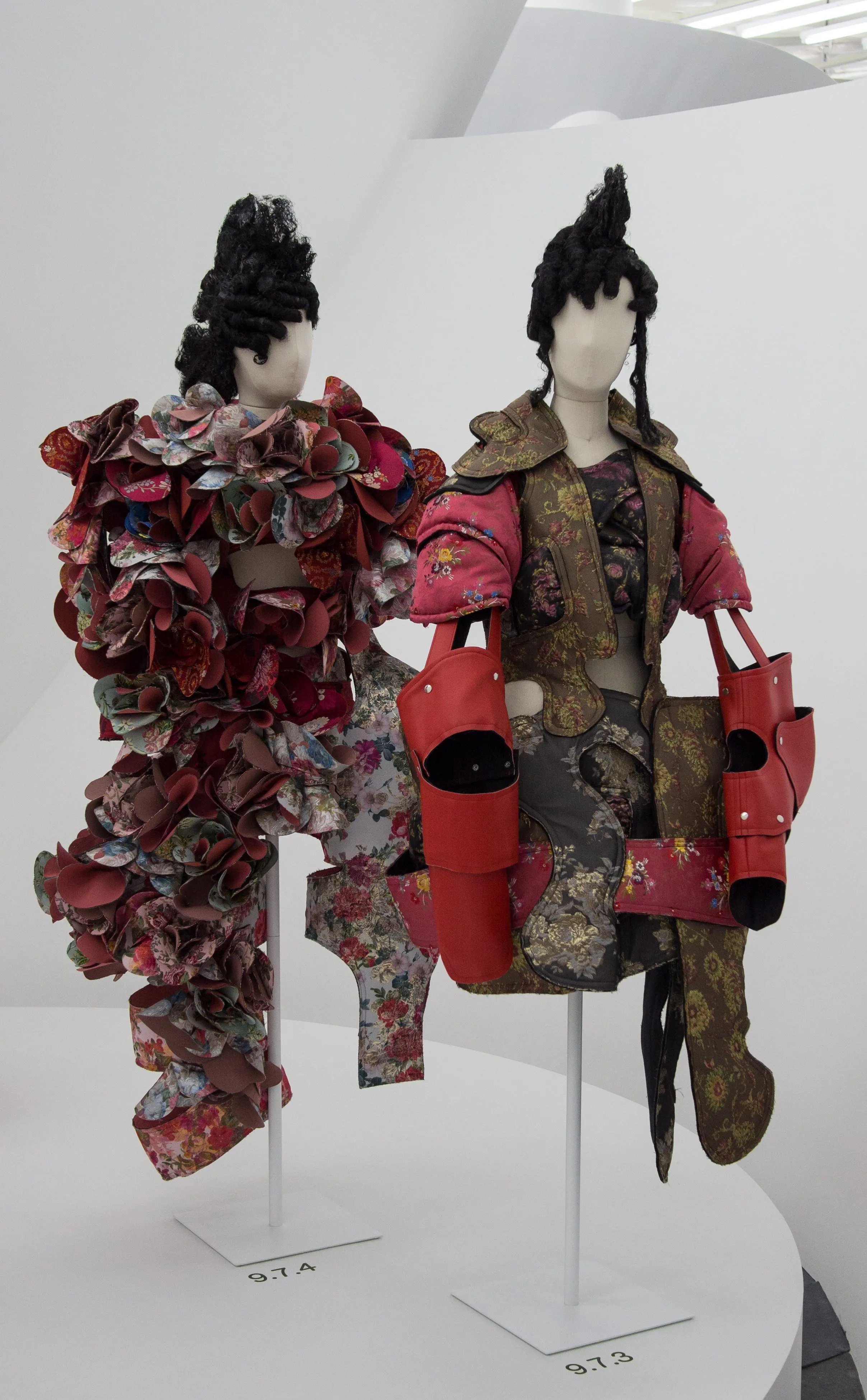 Comme des Garçons Floral Jacquard, Armor Jacket with Detachable Sleeves, AW16, Size S