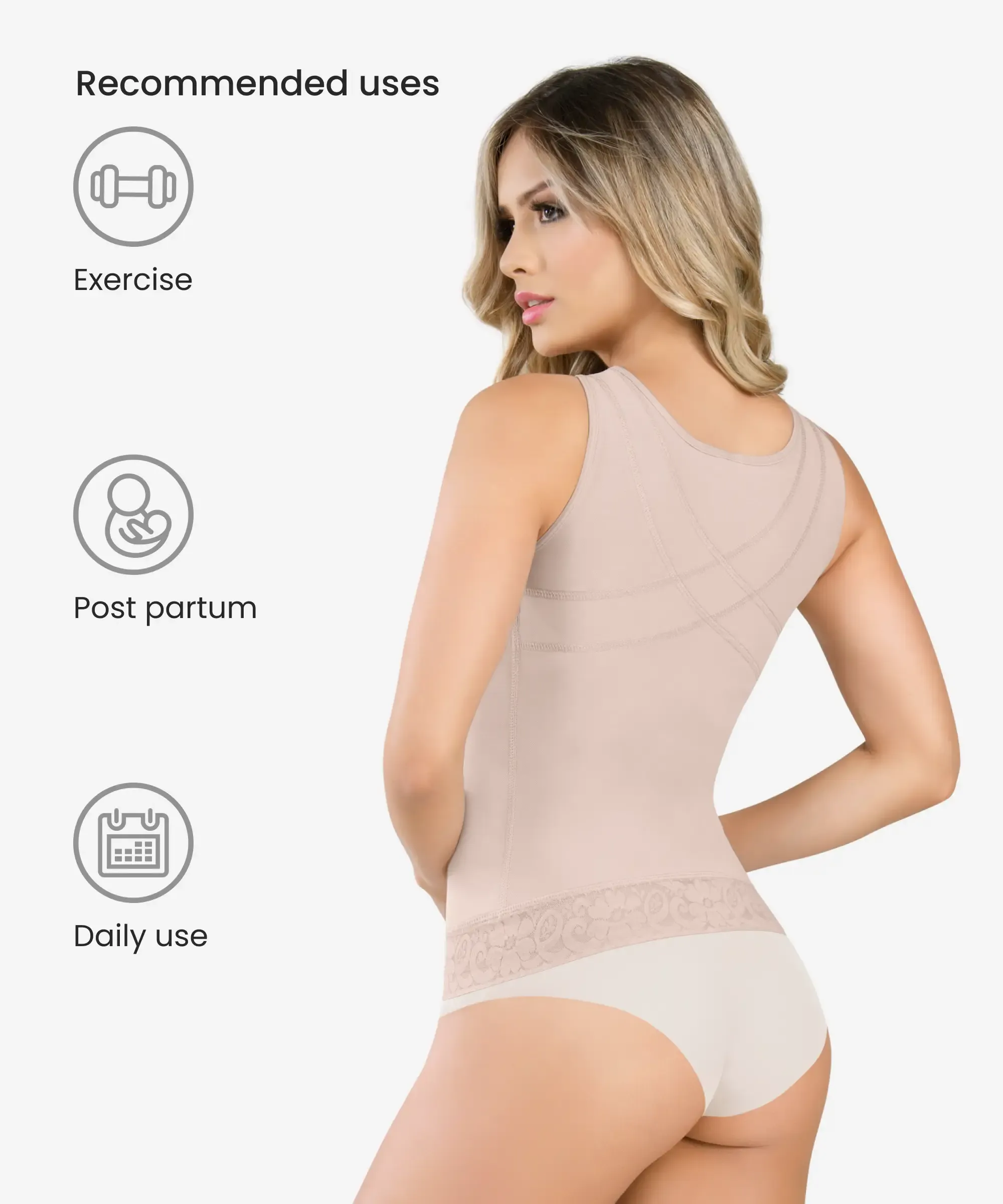Compressive posture corrector vest - Style 427