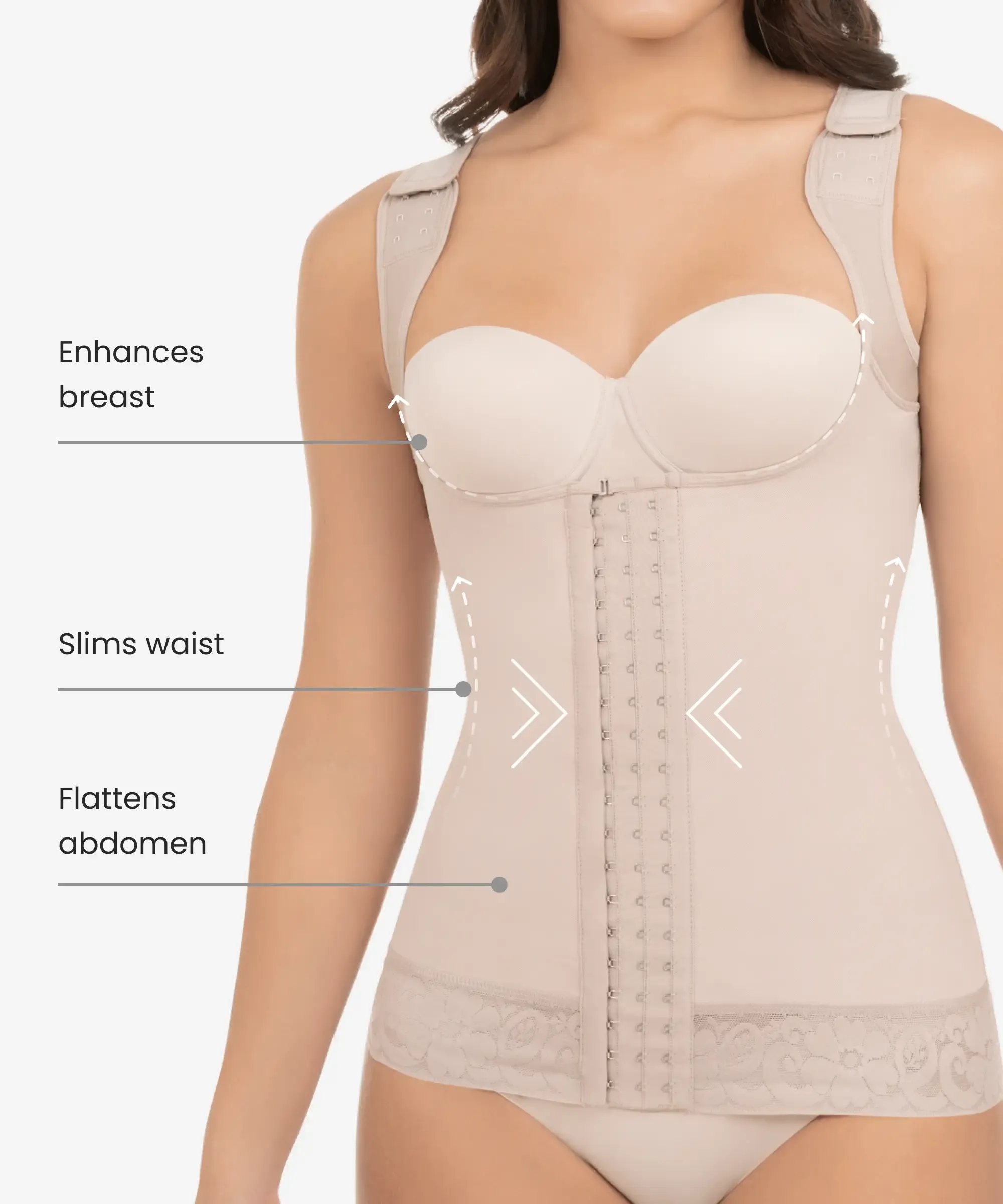 Compressive posture corrector vest - Style 427