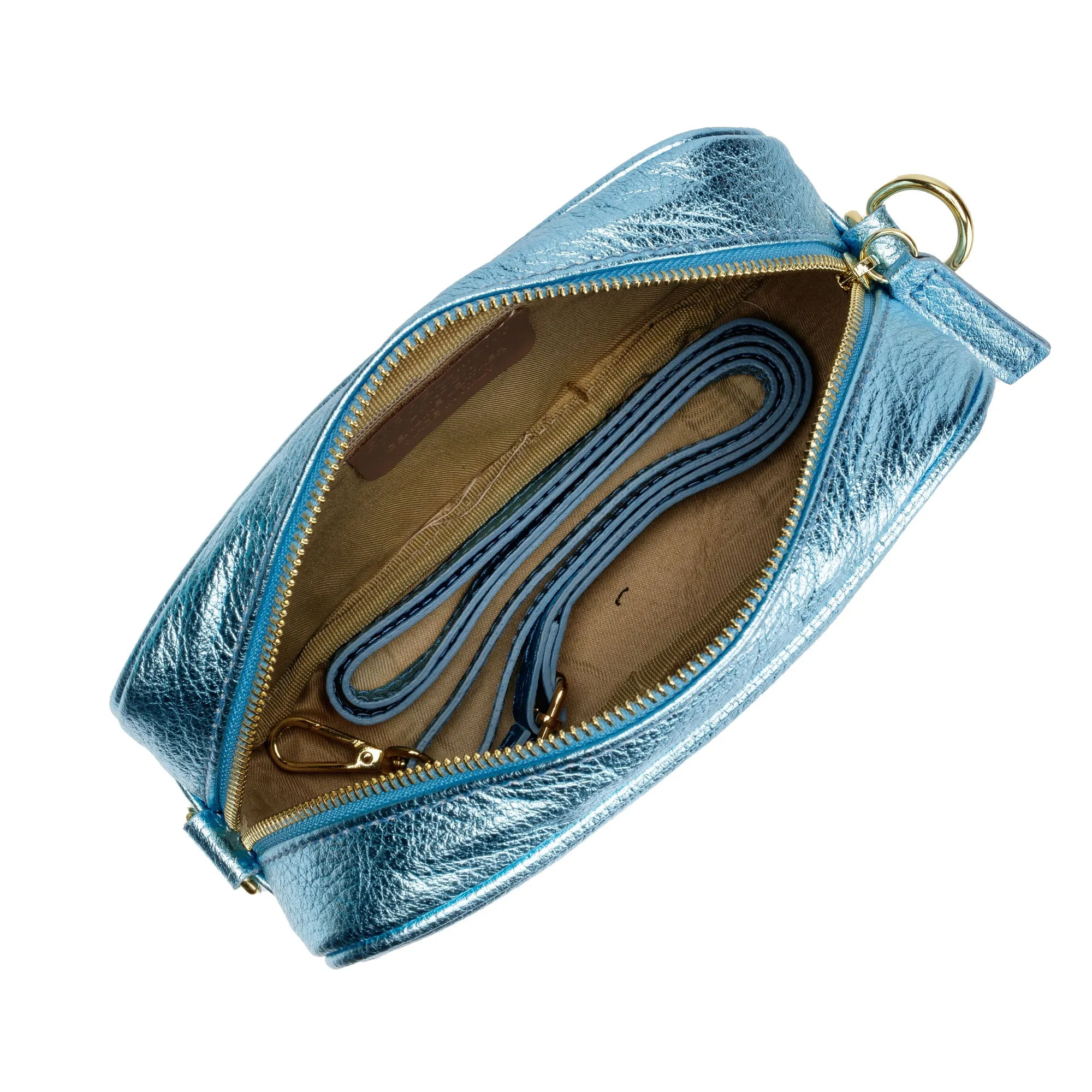 Crossbody Azure (Sky Blue Chevron Strap)