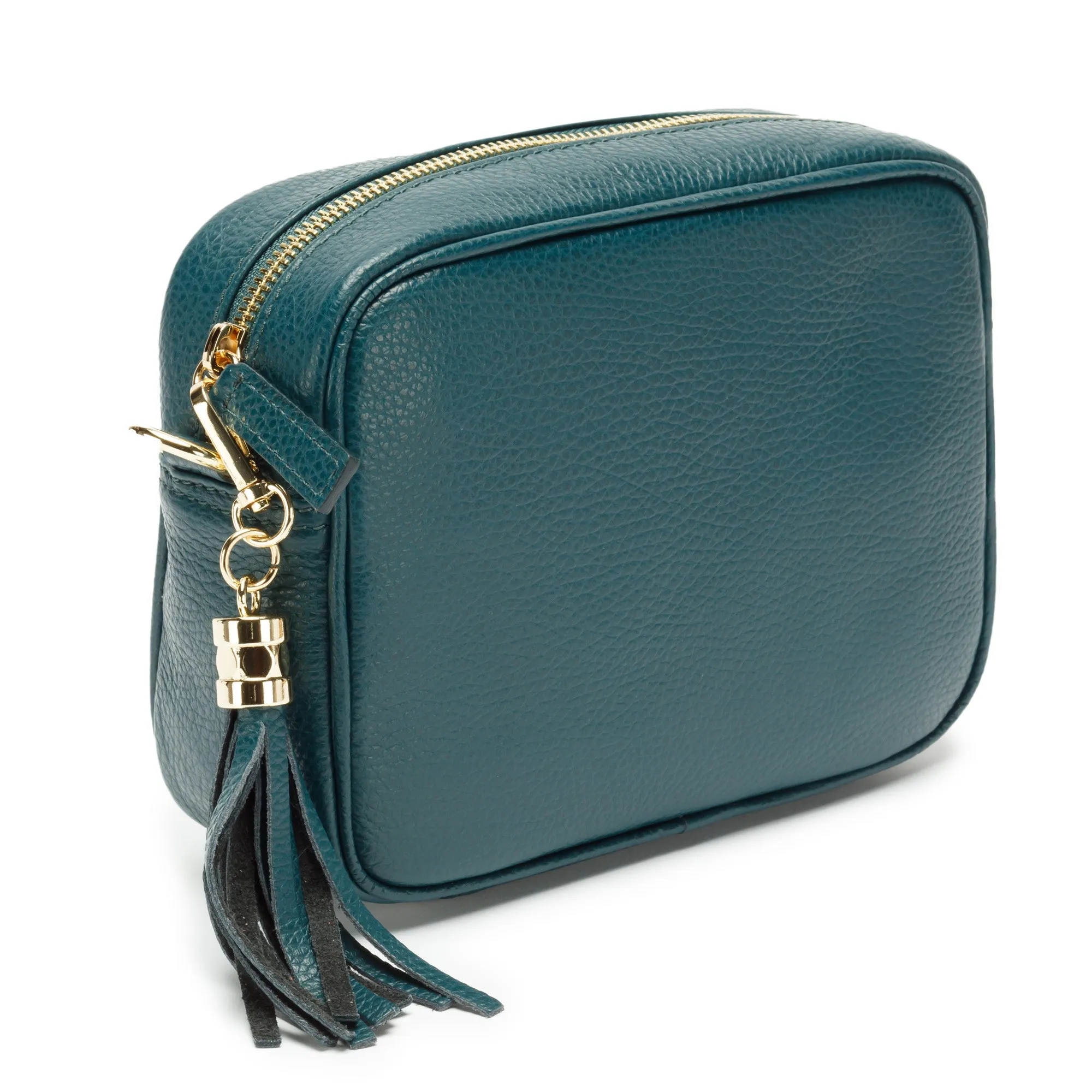 Crossbody Teal (Olive Leopard Strap)