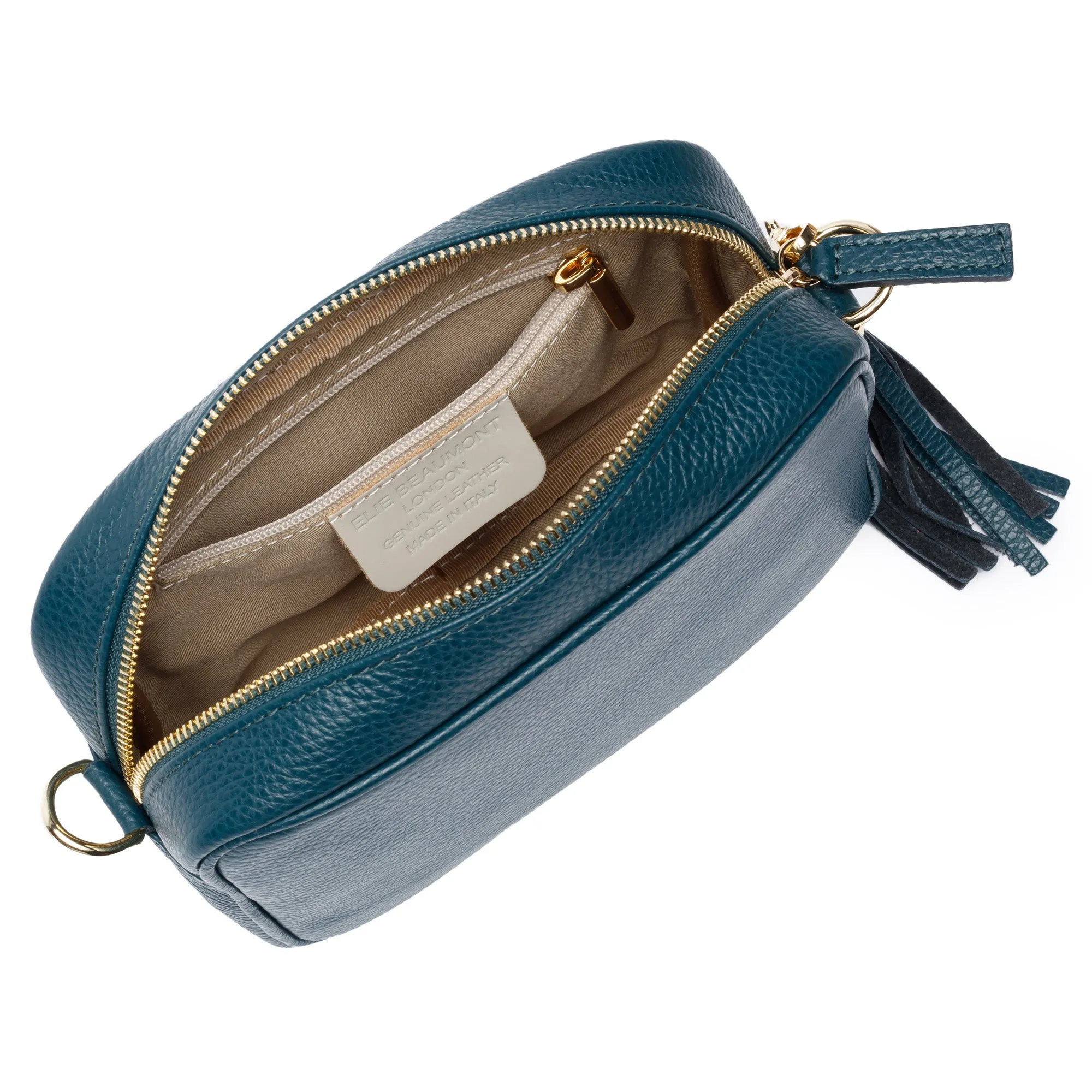 Crossbody Teal (Olive Leopard Strap)