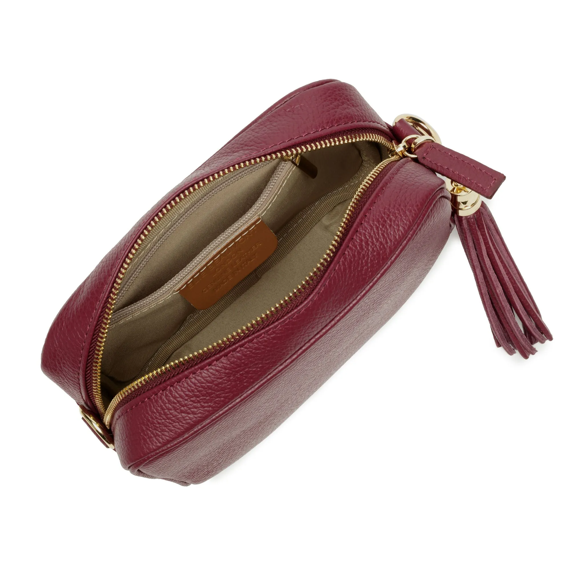 Crossbody Wine (Colour Stripe Strap)