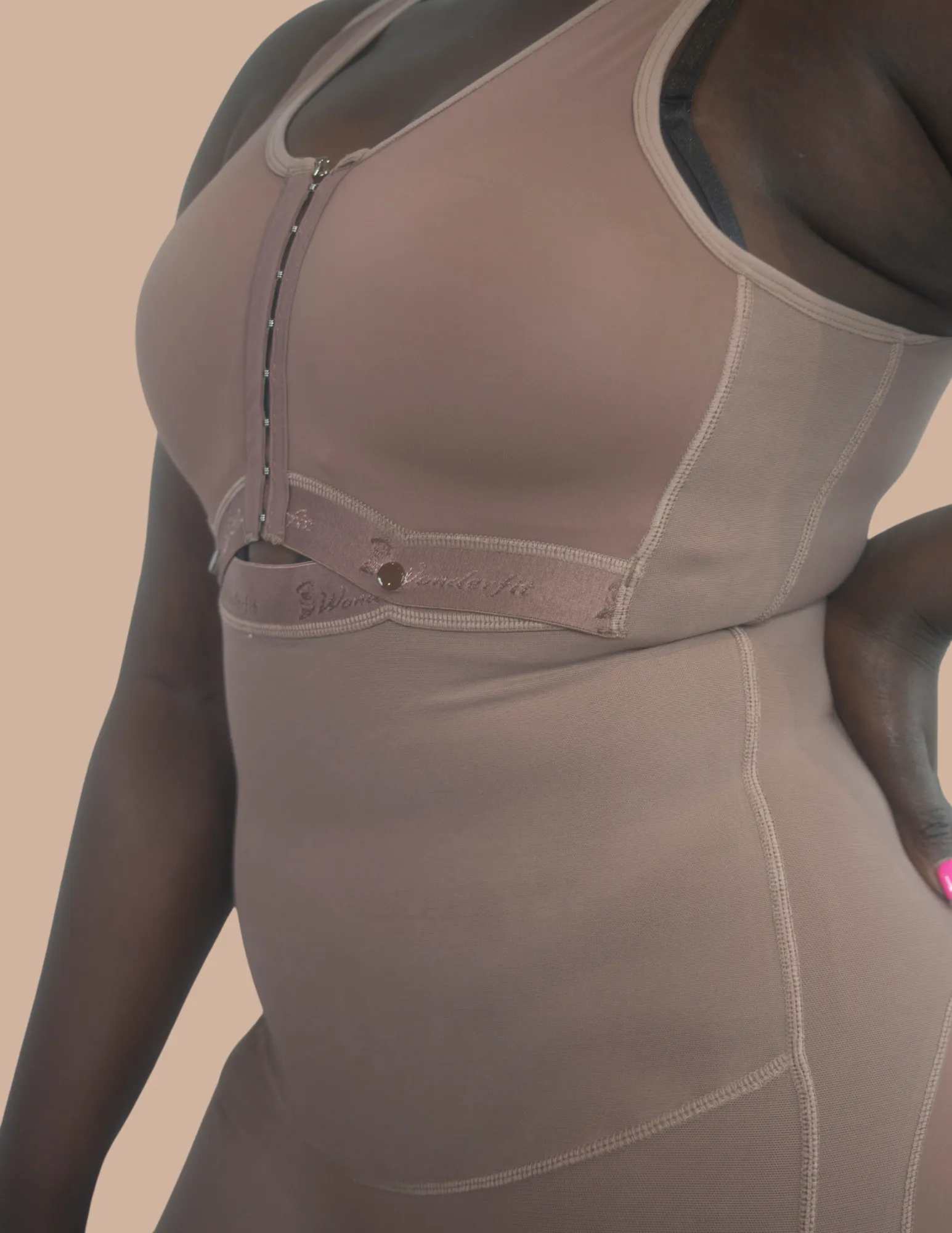 Curvy Plus "New Mama" Full Coverage One Piece Faja