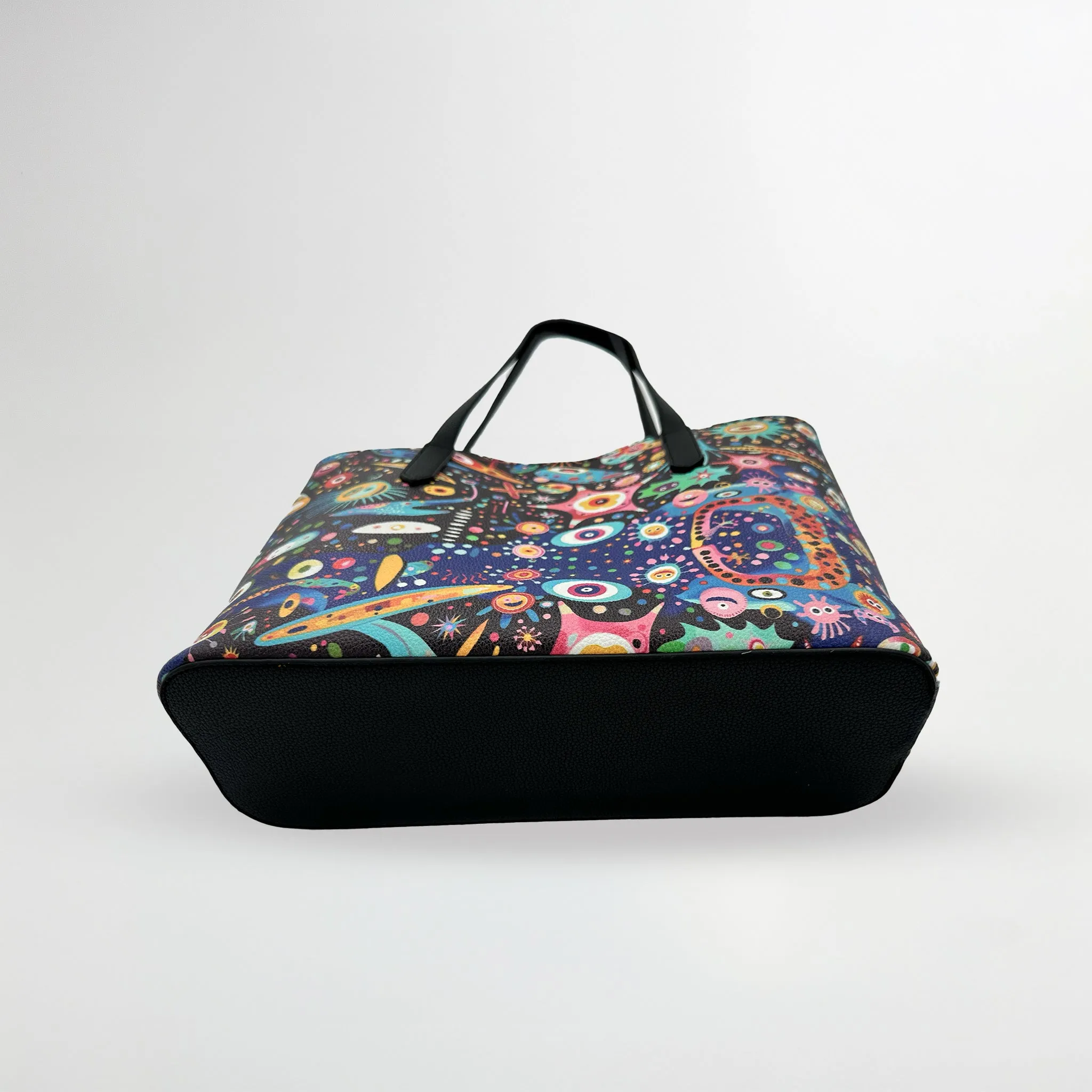 Deep Dwellers Leather Vegan Tote Bag