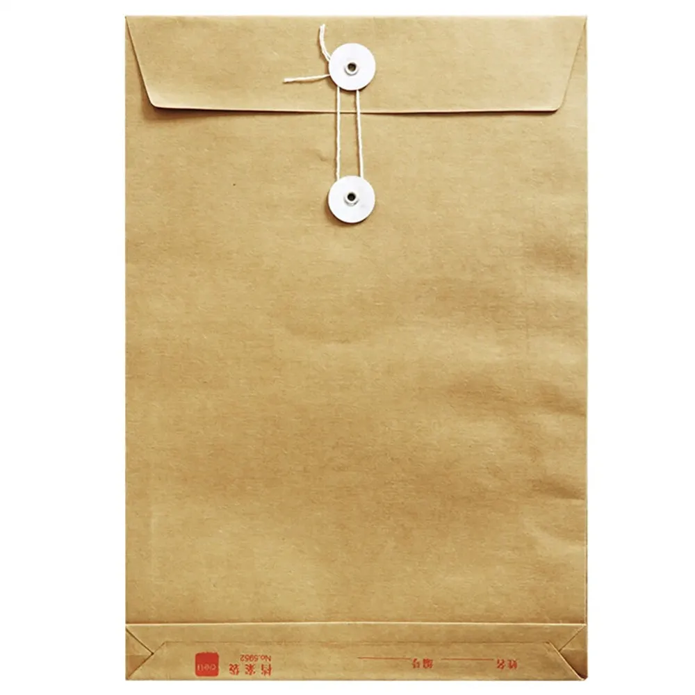 Deli A4 Kraft Paper Document Envelopes - Pack of 10