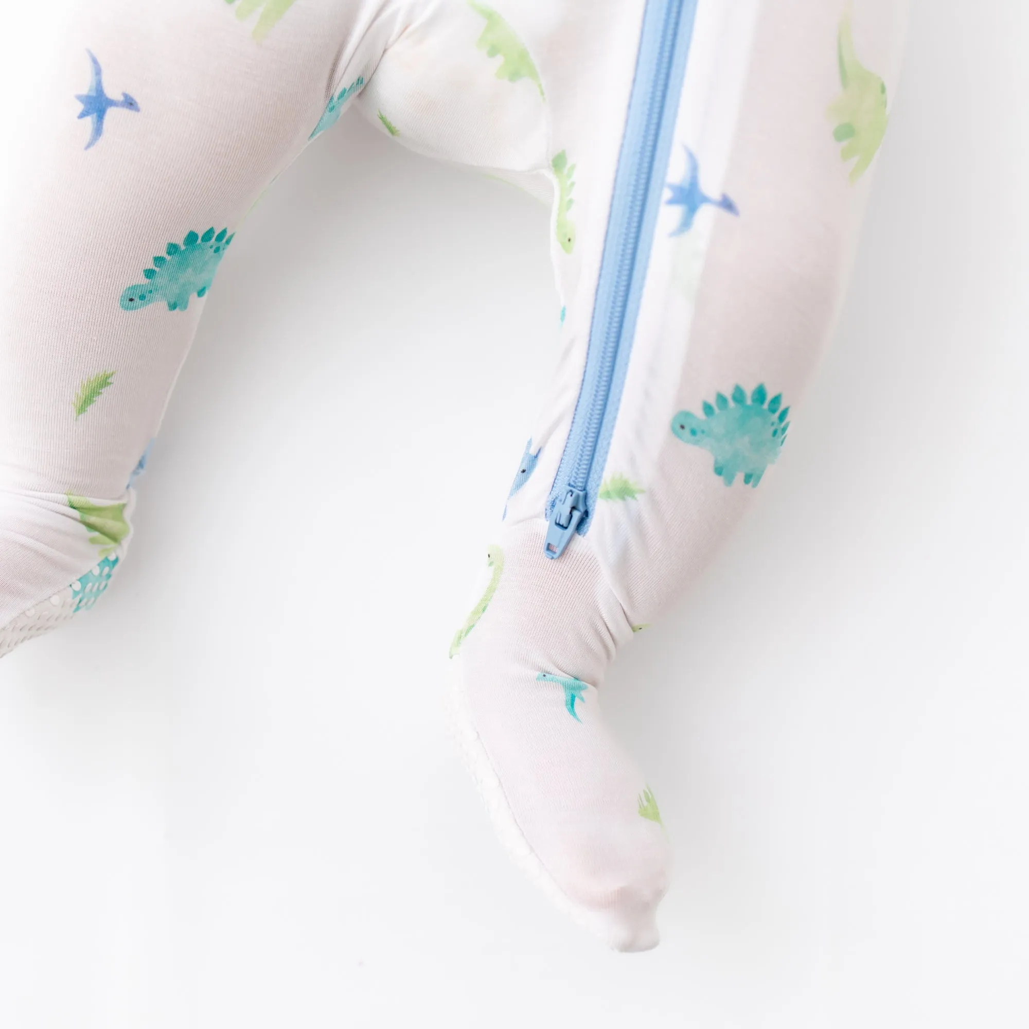 Dinosaur Zippered Footie