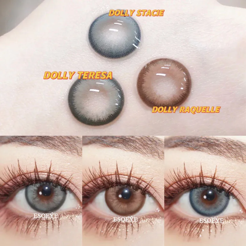 Dolly Raquelle Colored Contact Lenses Yearly