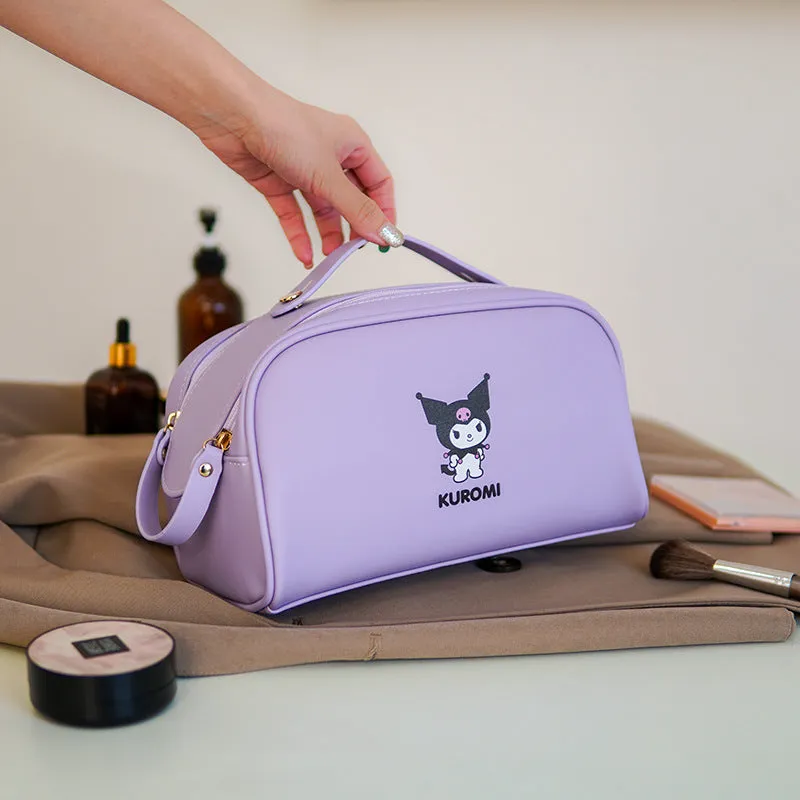 Double Zipper Portable Large Capacity Good-looking Bags