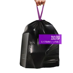 E-Jie Automatic Closure Large Trash Bags Black 90x100cm - 28 Bags