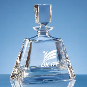 Engraved Crystal Midi Boston Decanter