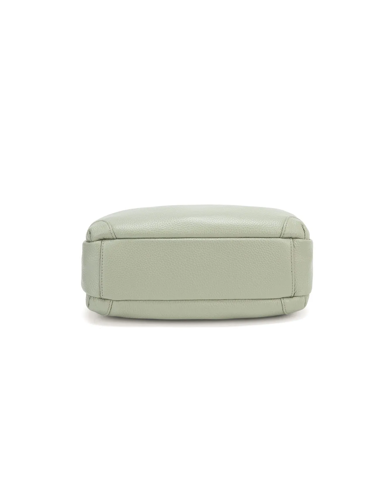FAITH LEATHER CROSS BODY BAG- E1-0749-D-SAGE- SALE