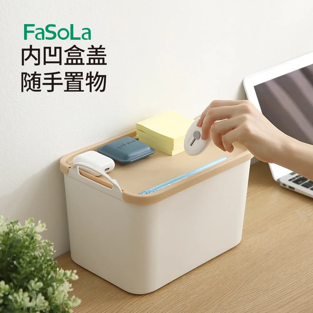 FaSoLa White Extra-Large Portable Storage Box