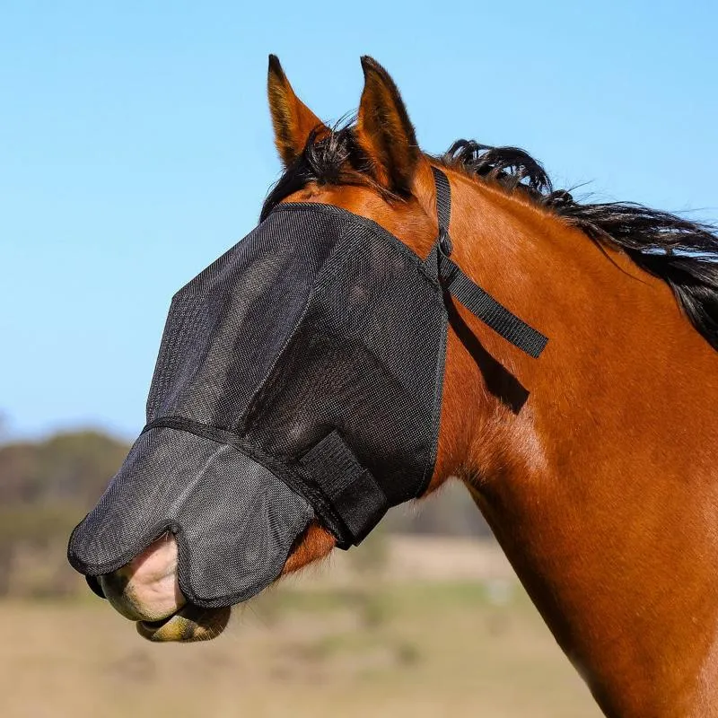 Flyveils by Design Fly Veil 100% UV Blockout Shaped Nose (FVDBUV)