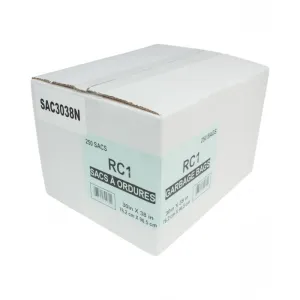 Garbage Trash Bags Regular 30" X 38" Black Box of 250