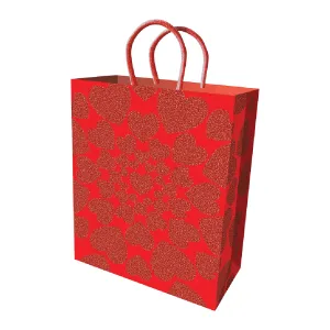 Glitter Hearts Gift Bag