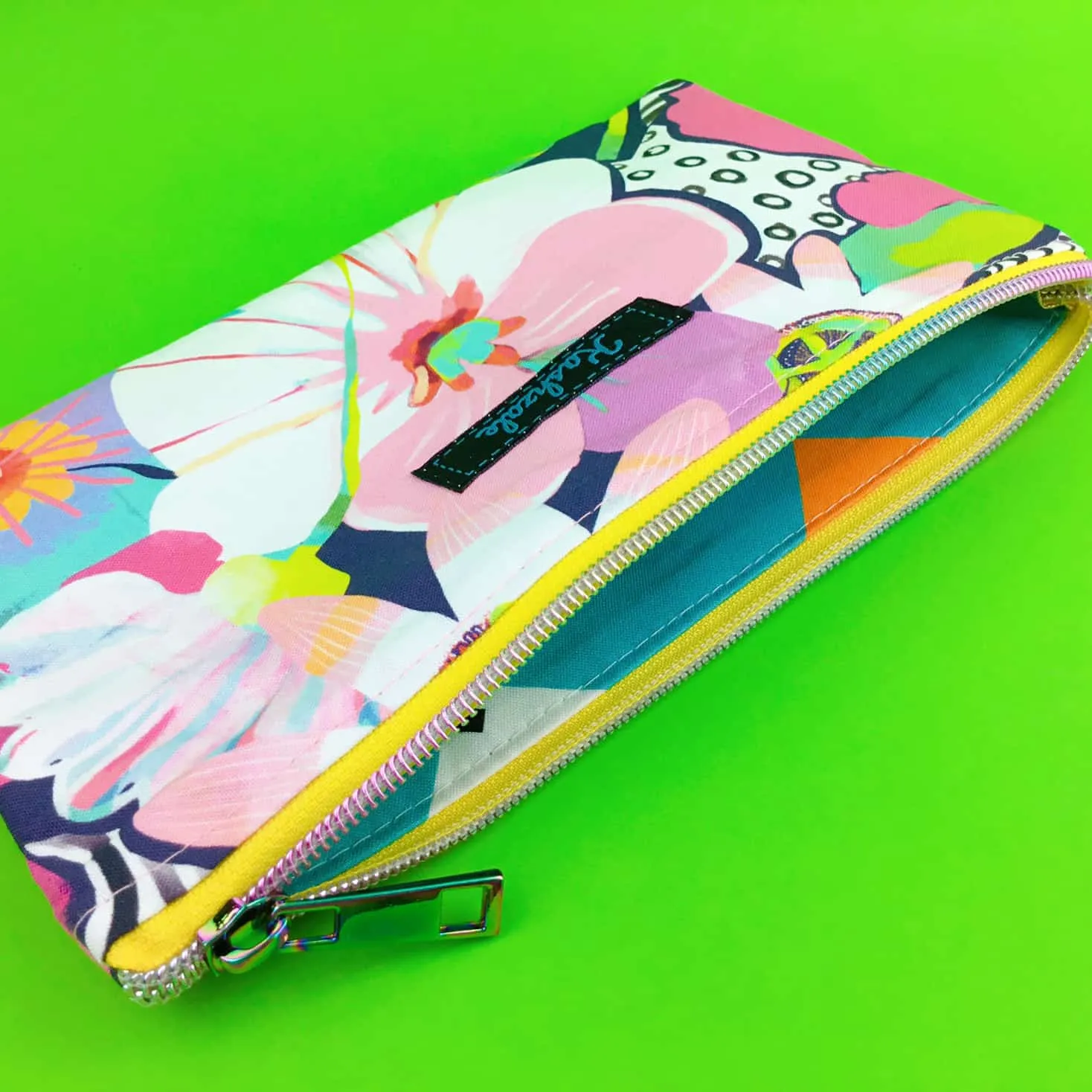 Glorious Garden Zipper Pouch, Travel Pouch.  Robyn Hammond Design.