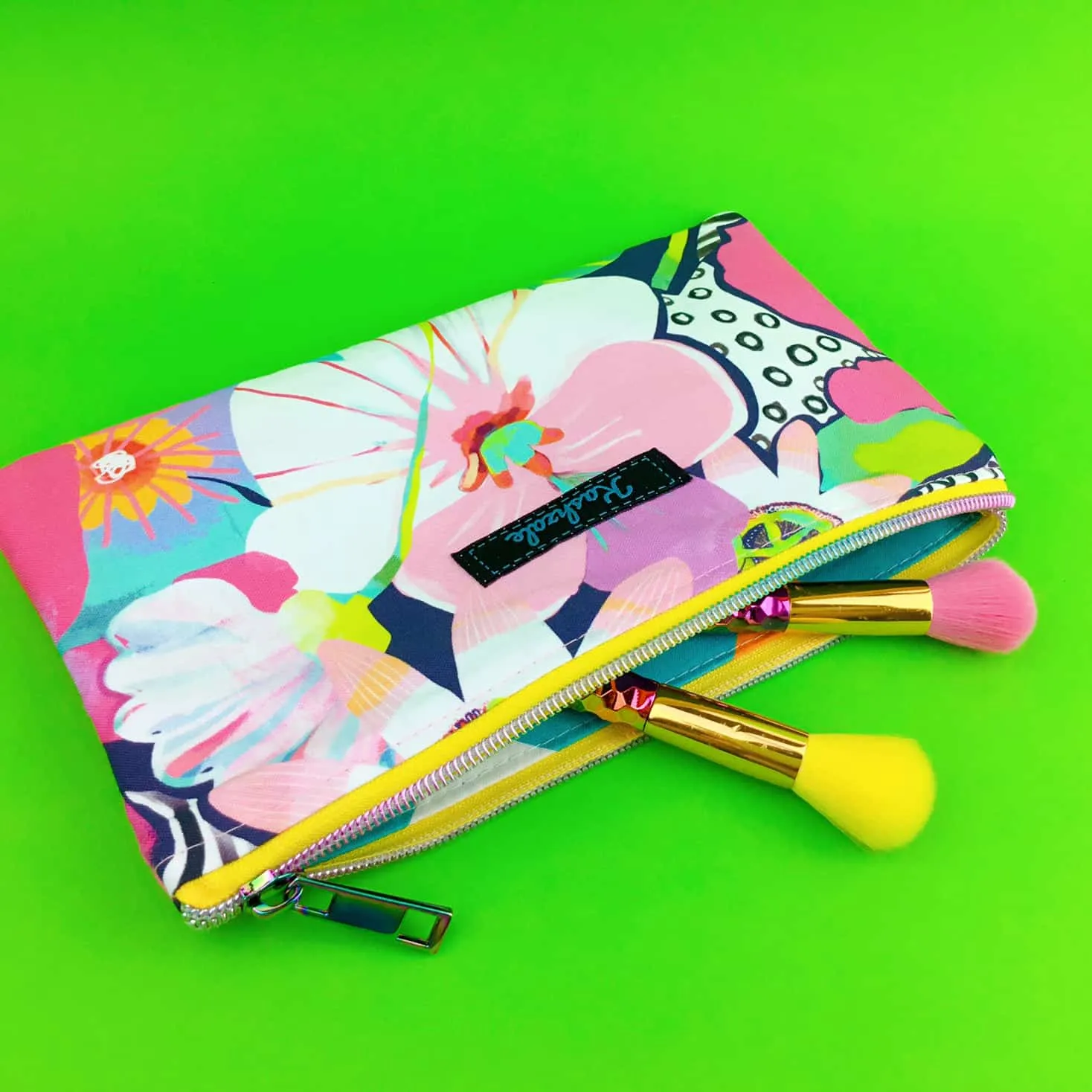 Glorious Garden Zipper Pouch, Travel Pouch.  Robyn Hammond Design.
