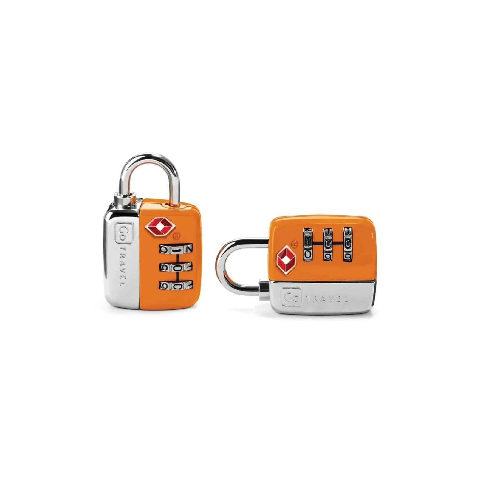 Go Travel TSA Combi Padlocks 2pk Orange