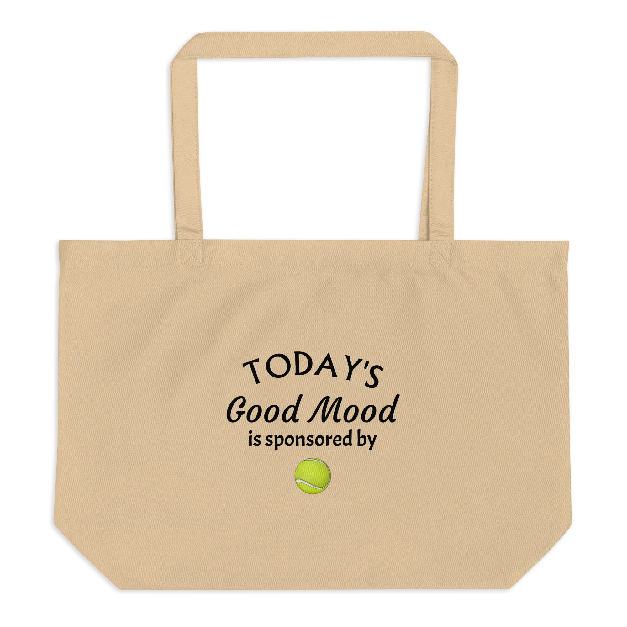 Good Mood by Tennis Balls X-Large Tote/ Shopping Bags
