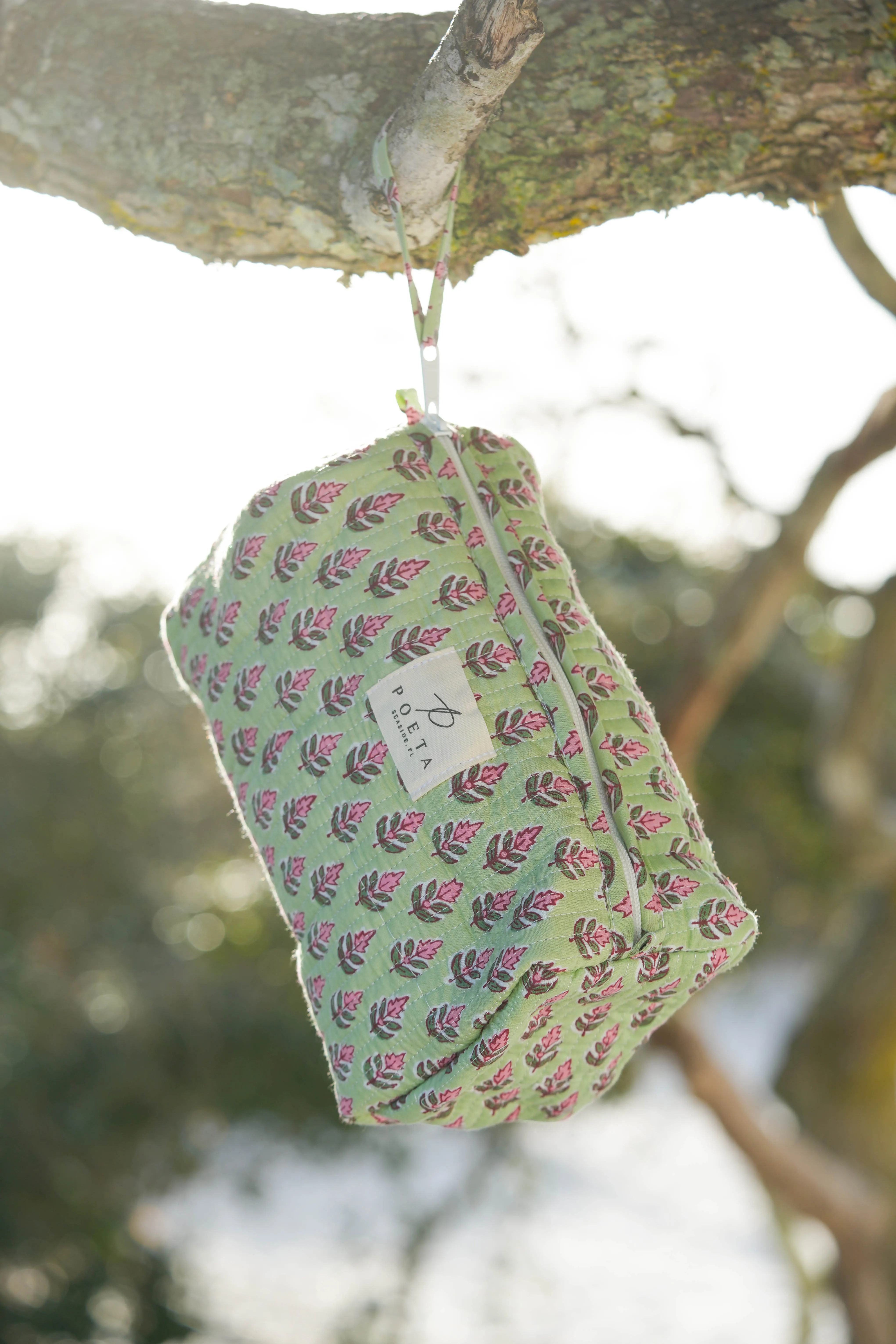 Green Garden Cosmetic Bag