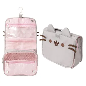 Grupo Erik Hanging Travel Toiletry Bag Pusheen | Hanging Toiletry Bag with Hanging Hook, Travel Bag, Makeup Toiletry Bag, Cosmetic Bag, Pusheen Gifts - Kawaii Bag