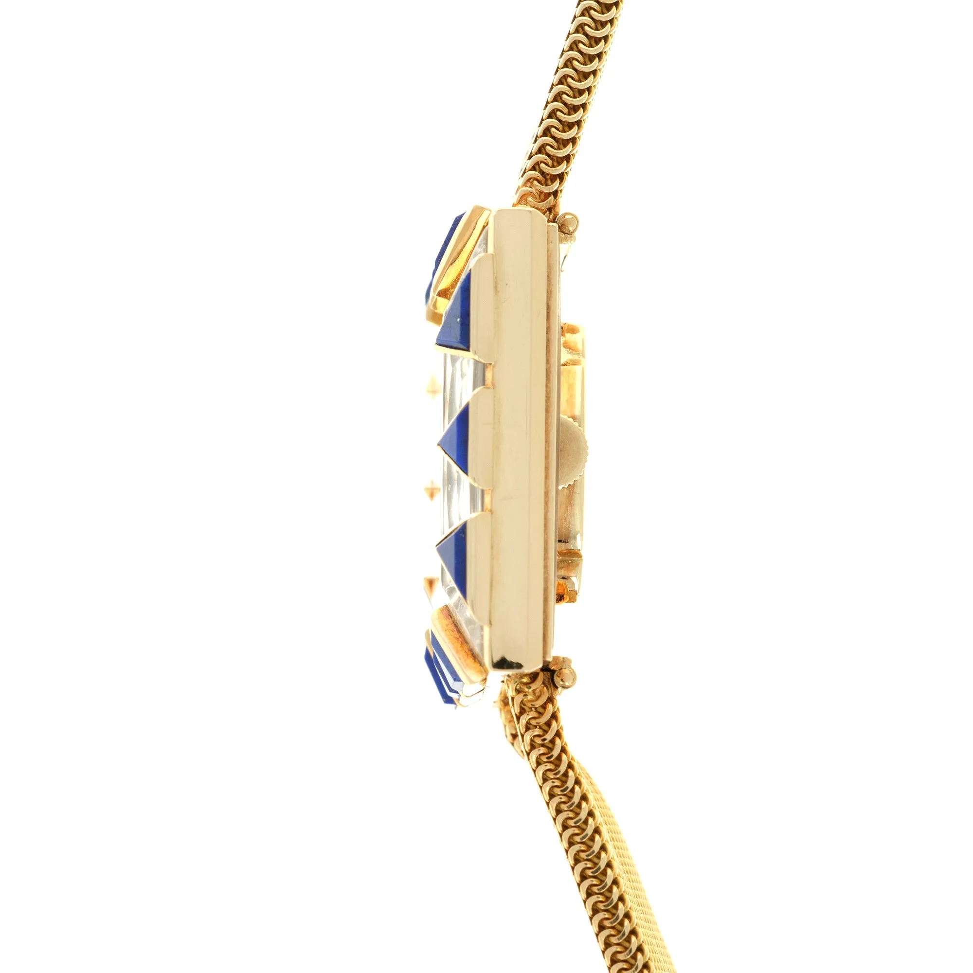 Gubelin Yellow Gold Lapis Watch