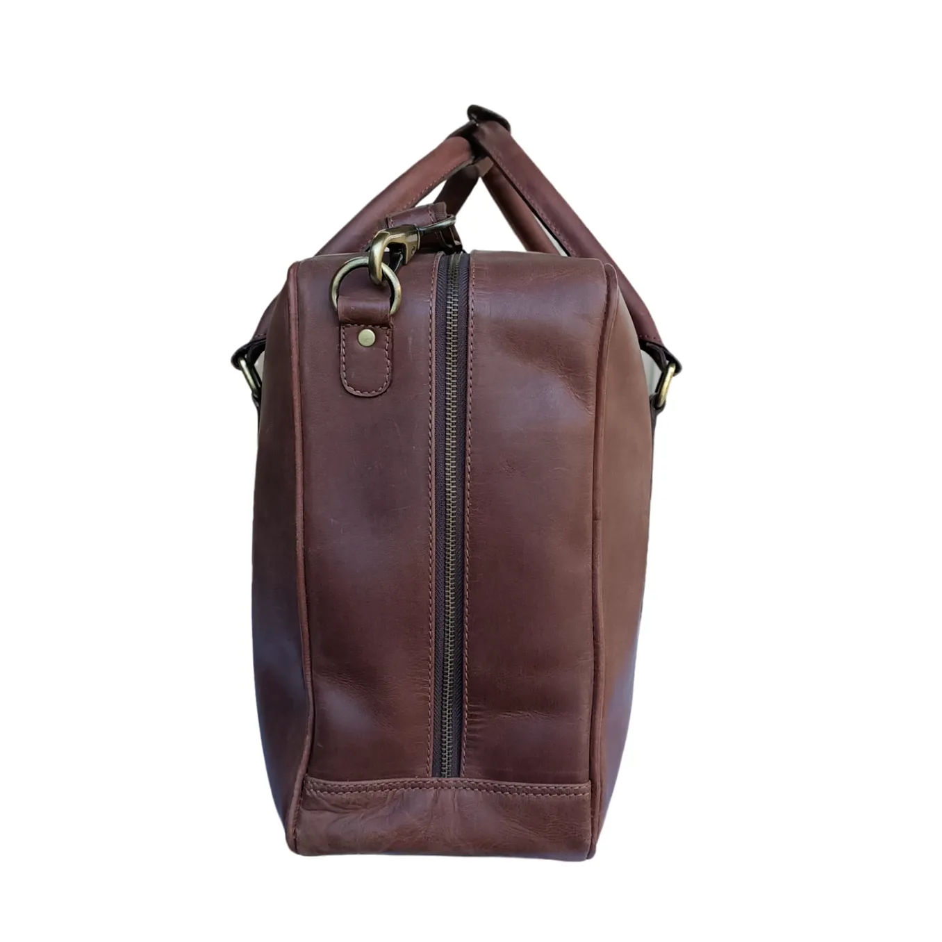 Hard Wax Leather Portfolio Bag