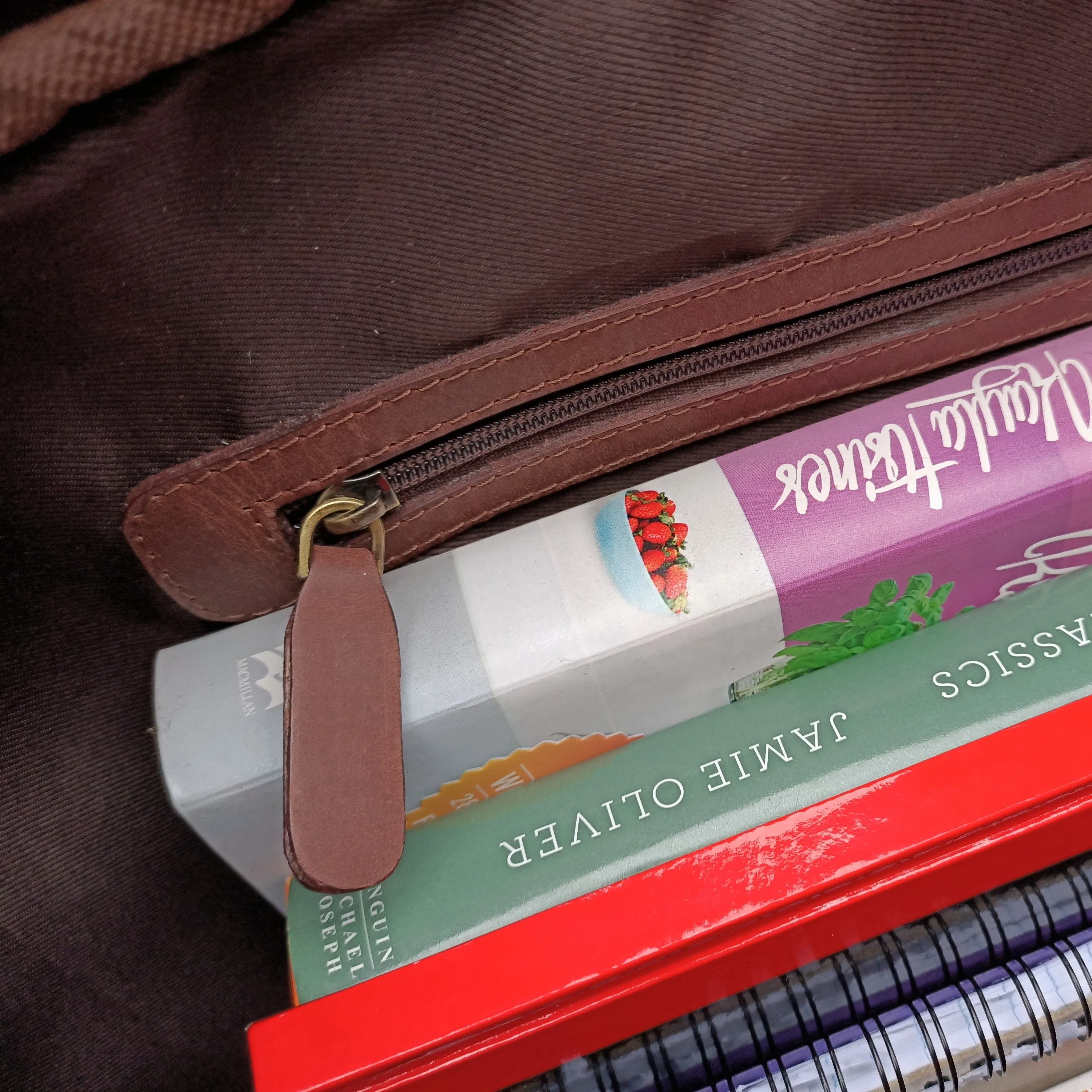Hard Wax Leather Portfolio Bag