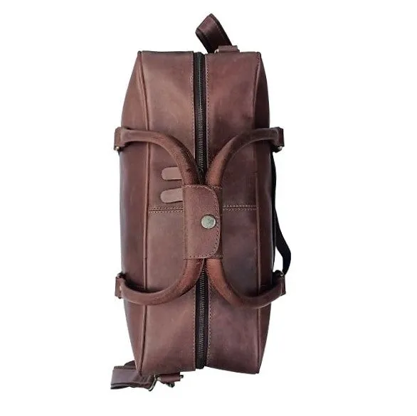 Hard Wax Leather Portfolio Bag