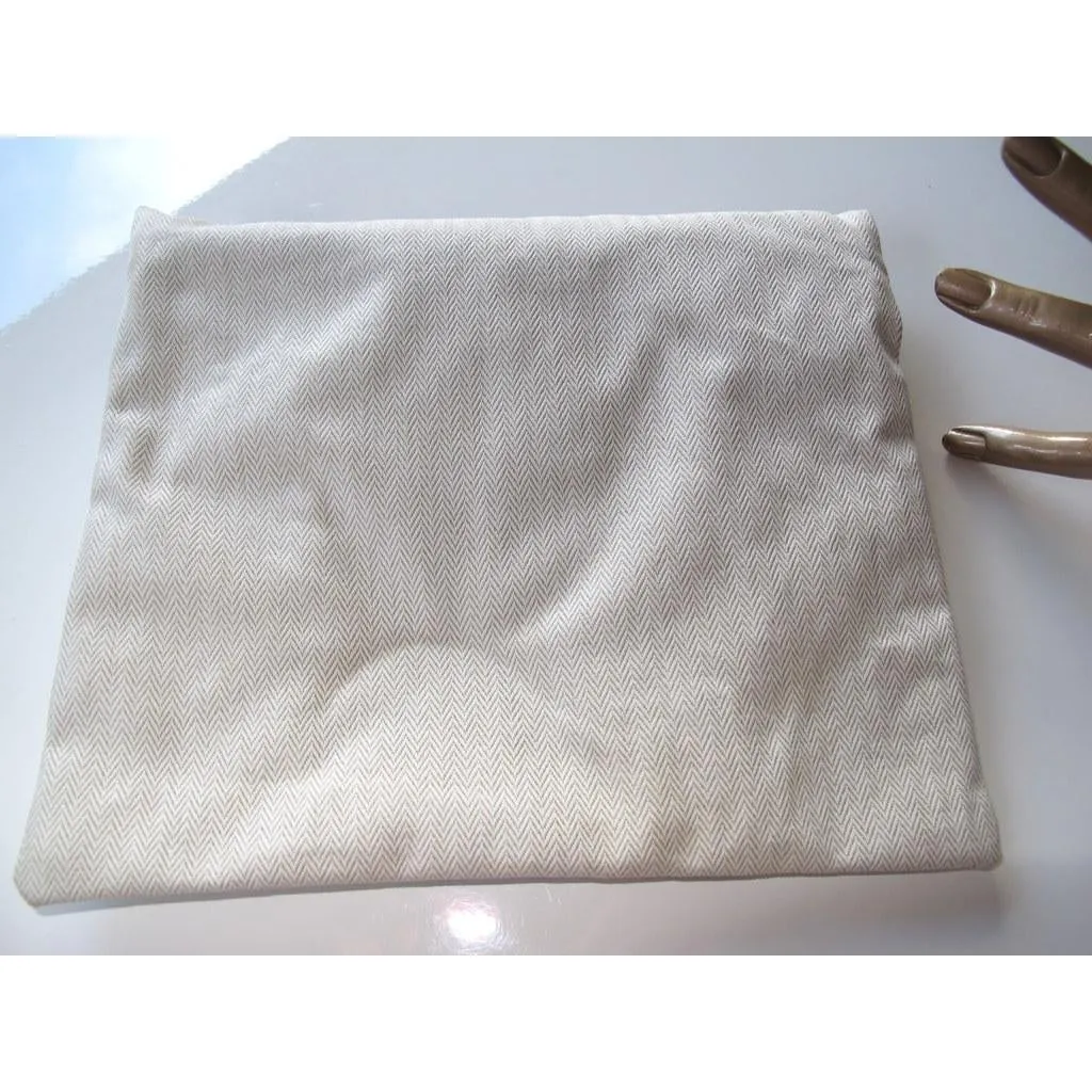 Hermes Bain Waterproof Zip Swimwuit/Cosmetic Bag Pochette New!