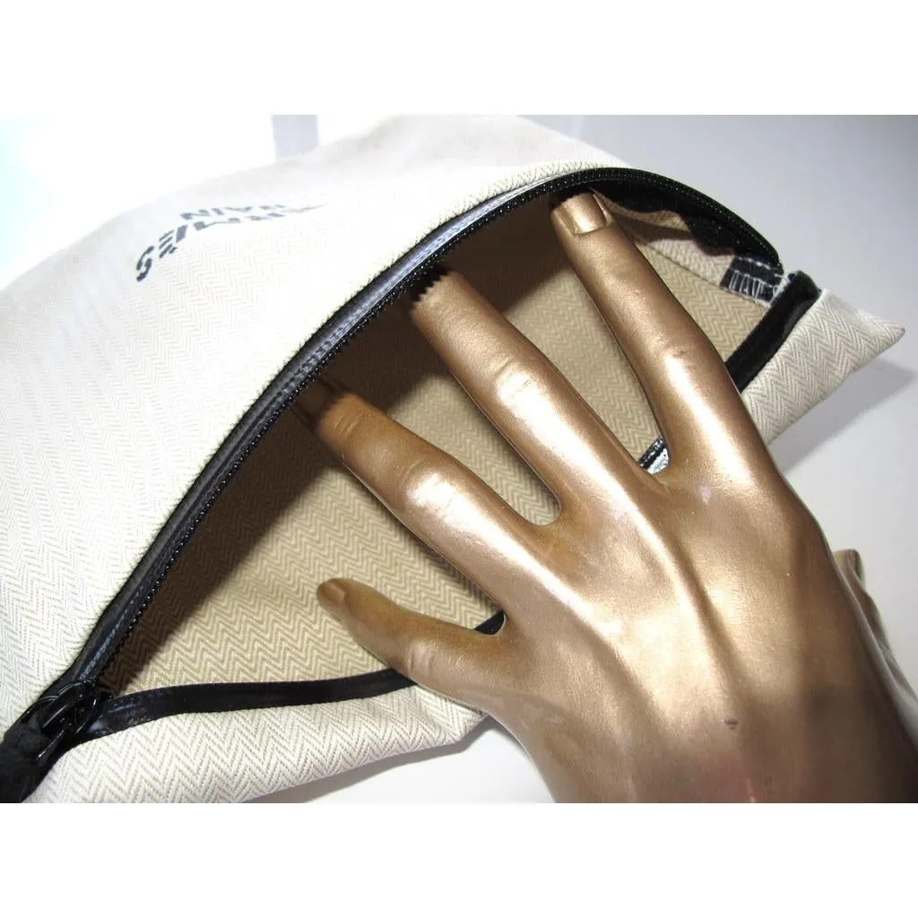 Hermes Bain Waterproof Zip Swimwuit/Cosmetic Bag Pochette New!