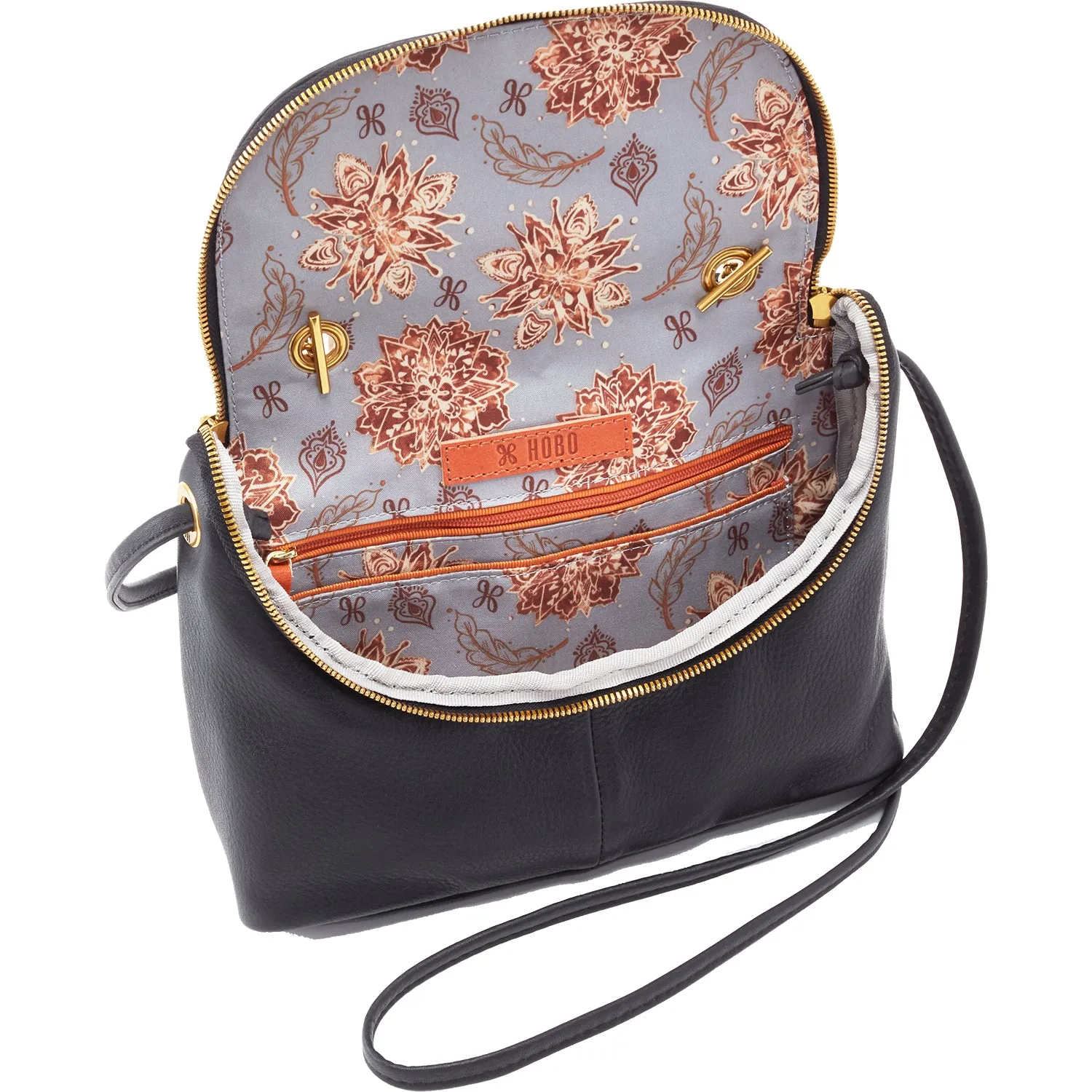Hobo Fame Black Leather