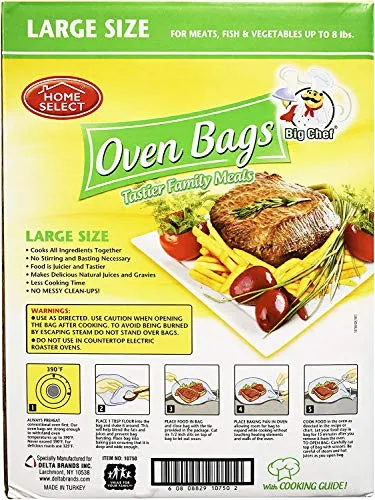 Home Select Oven Bags 6s