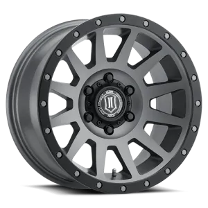 ICON Alloys - 17" Compression Wheels - Titanium (6 X 5.5")