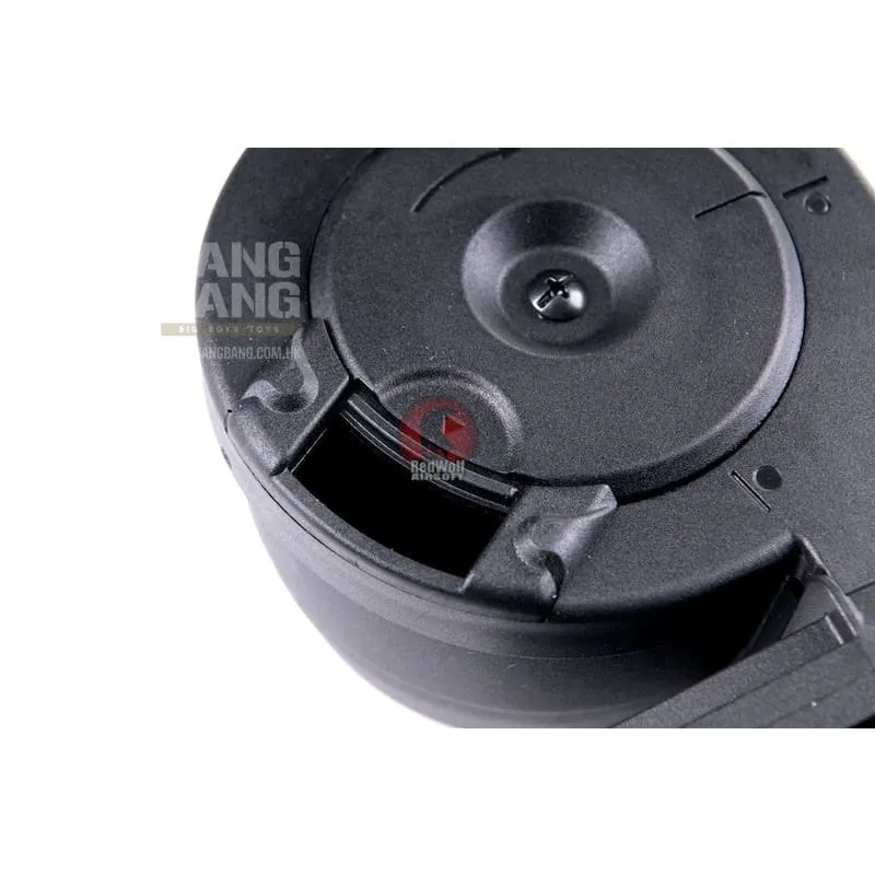 ICS Adaptive Drum Magazine w/ M4 Magazine Adapter - BK